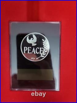 1974 Franklin Mint Holiday Sterling Silver Proof (4) Medal Set in Display Box