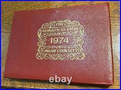 1974 India 10 Coin Silver Proof Set withBox & COA SAFERSHIP Best Price Ebay CHN