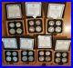 1976 CANADA Olympic 28 Sterling Silver PROOF Coins & 7 Wood Cases/Boxes & COA’s