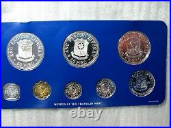 1978 Republic of the Philippines Proof 8-Coin Set Box COA 1.21 Troy Oz Silver