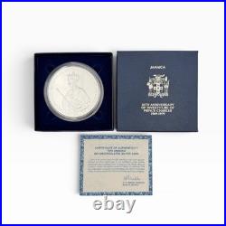 1979 25 Dollar Sterling Silver Proof Coin Jamaica in BOX & COA RARE LOW MINTAGE
