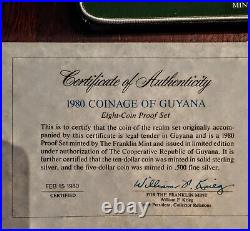 1980 Guyana? Silver Proof Set with COA and original box BU
