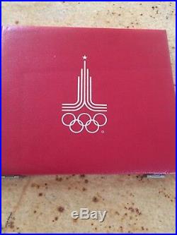 1980 Moscow Olympic 28 Silver Coin Proof Set with Box and COA Buy It Now $439