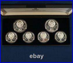 1980 USSR Russia Olympics Silver Proof Set In Box Free Shipping USA