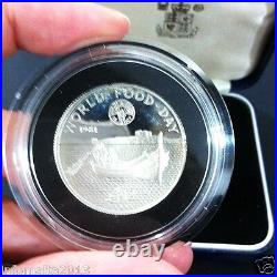 1981 Malta F. A. O. Lira Maltese 2 LM Silver Proof Coin in original Box