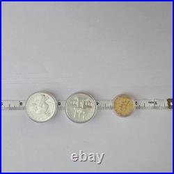 1983 1984 U. S. Olympics Gold & Silver Proof Commemorative 3 Coin Set with Box