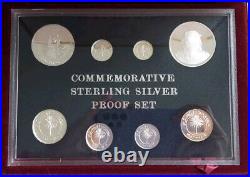 1983 Bahrain Proof Set- 8 Coins 1983 Sterling Silver Proof Set in Box