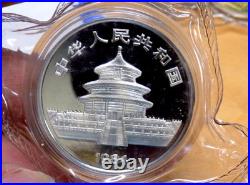 1984 10 Yuan China Panda Silver Proof Coin RARE DATE NO BOX OR COA SEALED