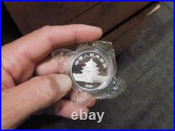 1984 10 Yuan China Panda Silver Proof Coin RARE DATE NO BOX OR COA SEALED