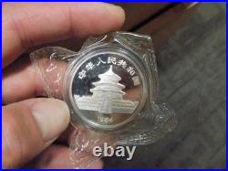 1984 10 Yuan China Panda Silver Proof Coin RARE DATE NO BOX OR COA SEALED