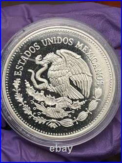 1985 Mo Mexico Revol. Comm SILVER PROOF Zapata Madero Carranza Villa COA & BOX