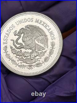 1985 Mo Mexico Revol. Comm SILVER PROOF Zapata Madero Carranza Villa COA & BOX