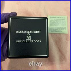 1985 Mo Mexico Revol. Comm SILVER PROOF Zapata Madero Carranza Villa COA & BOX