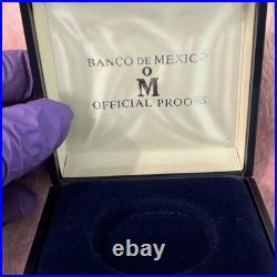 1985 Mo Mexico Revol. Comm SILVER PROOF Zapata Madero Carranza Villa COA & BOX