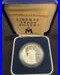 1986 MTB Liberty Trade Silver 1 Oz. 9999 Proof Mexican Mint COA Original Box