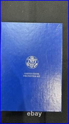 1986-S Proof PRESTIGE SET 7 Coin withBox& COA withSILVER SOL