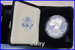 1986-S and 1996-P Proof American Silver Eagles 1oz. /. 999 Fine Silver Orig. Box