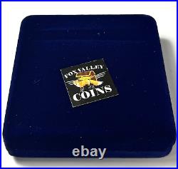 1986 Samoa $25 Kon-Tiki 5 Oz. 999 Fine Silver Proof World Coin in Original Box 1986 Samoa $25 Kon-Tiki 5 Oz. 999 Fine Silver Proof World Coin in Original Box