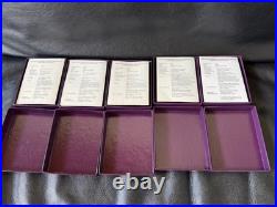 1987-1991 S U. S. MINT AMERICAN EAGLE 1oz SILVER PROOF $1 DOLLAR COIN Box/COA LOT