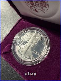 1987-1991 S U. S. MINT AMERICAN EAGLE 1oz SILVER PROOF $1 DOLLAR COIN Box/COA LOT