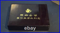 1987 China 6 Oz. Panda. 999 Silver Proof Two Coin Set withBox + COA