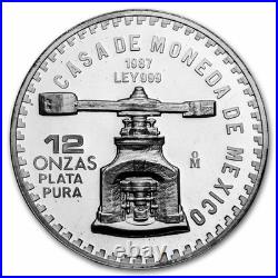 1987 Mexico Silver 12 Onzas US Constitution Proof (Box & COA)