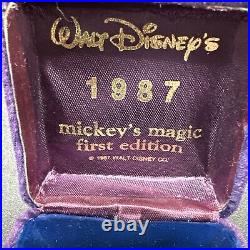 1987 Mickey's Magic First Edition 5 Troy Ounce Silver Proof Coin Box