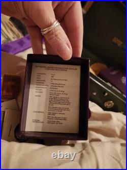 1987 Proof American Silver Eagle In Box with COA One Ounce Silver. 999