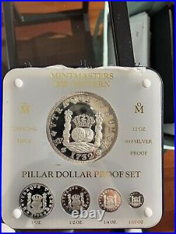 1988 Mexico Silver Pillar Dollar Proof Set no COA/Box