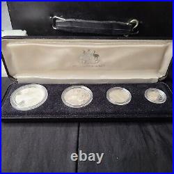 1988 Royal Australian Mint Sterling Silver Proof Set with Original Box BU