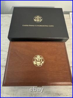 1989 Congress Bicentennial 6 Coin Proof & Uncirculated Set Gold Silver Box COA