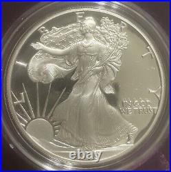 1989 Stunning Proof Silver Eagle w OGP Just Opened Mint Box. In storage 34 years