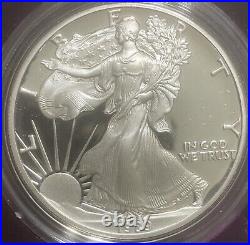 1989 Stunning Proof Silver Eagle w OGP Just Opened Mint Box. In storage 34 years