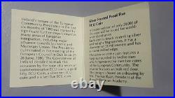 1990 Ireland 5 Ecu Silver Proof coin RARE 20k Minted BOX & COA? 2