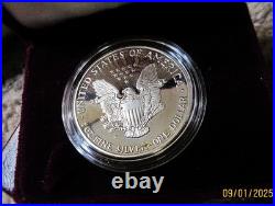 1990-S Proof American Silver Eagle Dollar $1 Box & COA US Mint Bullion OGP