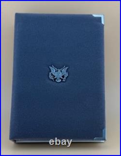 1991 Prestige Proof Set Mt. Rushmore Silver Dollar Complete with Box & COA