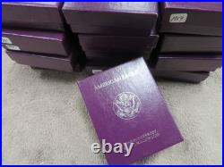 1991-S $1 Proof American Silver Eagle in Box with COA-Free Shipping