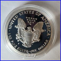 1991-S Proof American Silver Eagle 1 oz. 999 Silver with Original Box & COA OGP