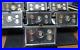 1992-1998 US Mint Issued Silver Proof Premier Set Run of (7) OGP Boxes & COA’s