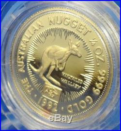 1992 Australia $1 $25 Platinum Gold Silver Proof Coin Set Box COA