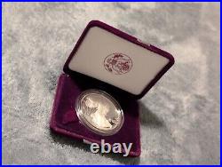 1992 S American Eagle Silver Proof Dollar Coin $1 US PROOF with Box