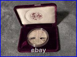 1992 S American Eagle Silver Proof Dollar Coin $1 US PROOF with Box