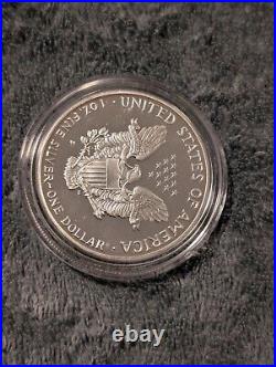 1992 S American Eagle Silver Proof Dollar Coin $1 US PROOF with Box