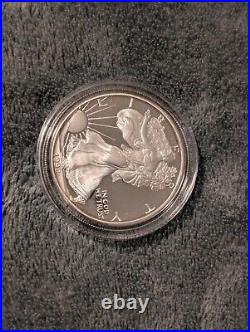 1992 S American Eagle Silver Proof Dollar Coin $1 US PROOF with Box