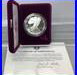 1992 S American Proof Silver Eagle With Box & CoA