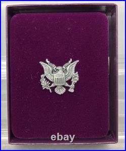 1992 S American Proof Silver Eagle With Box & CoA