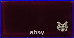 1992 S U. S. Mint Olympic Coins 2-Coin Silver Proof Set With Box & COA