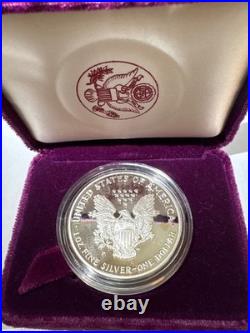 1993 American Proof Silver Eagle BU with Box & COA Original US Mint Packaging