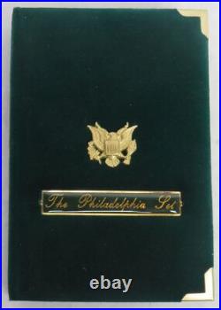1993 P Philadelphia 5 Coin Gold & Silver Proof Set Box Coa Ogp
