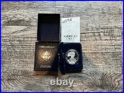 1994 American Eagle One Dollar Proof Silver Coin In Box/coa